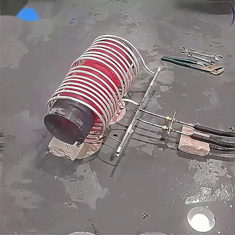 中频麻豆中文字幕加热设备对直径180mm、长度300mm的